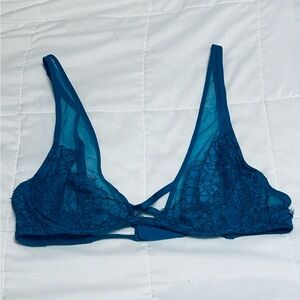 Victoria Secrets Bralette Size 36B Blue